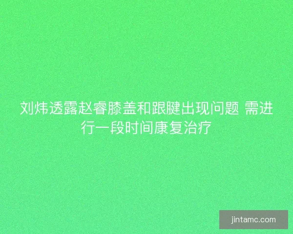 刘炜透露赵睿膝盖和跟腱出现问题 需进行一段时间康复治疗